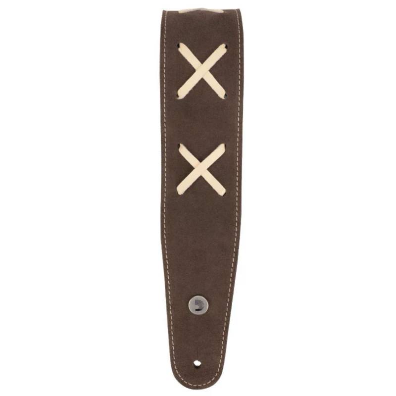 Ремень для гитары D'ADDARIO 25VDG00 VINTAGE SUEDE GUITAR STRAP (BROWN)