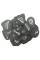 Медиаторы D'Addario 3DBK2 Planet Waves Duralin Black Ice Player's Pack 0.50 mm (10 шт.)