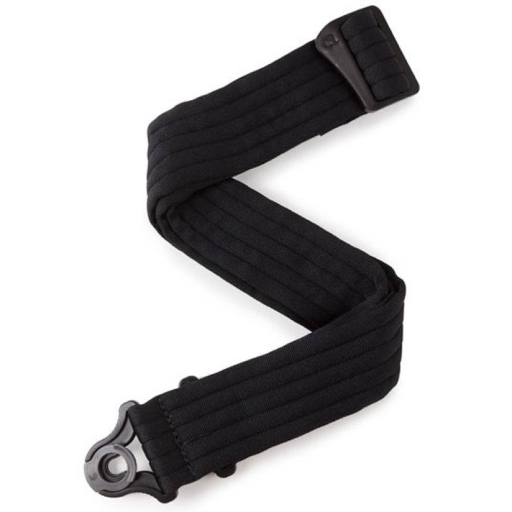 Ремень для гитары D'ADDARIO 50BAL01 AUTO LOCK GUITAR STRAP (BLACK PADDED STRIPES)