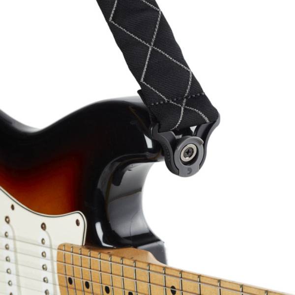 Ремінь для гітари D'ADDARIO 50BAL02 AUTO LOCK GUITAR STRAP (BLACK PADDED DIAMONDS)