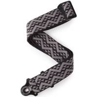 Ремінь для гітари D'ADDARIO 50BAL03 AUTO LOCK GUITAR STRAP (BLACK PADDED GEOMETRIC)