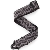 Ремінь для гітари D'ADDARIO 50BAL03 AUTO LOCK GUITAR STRAP (BLACK PADDED GEOMETRIC)