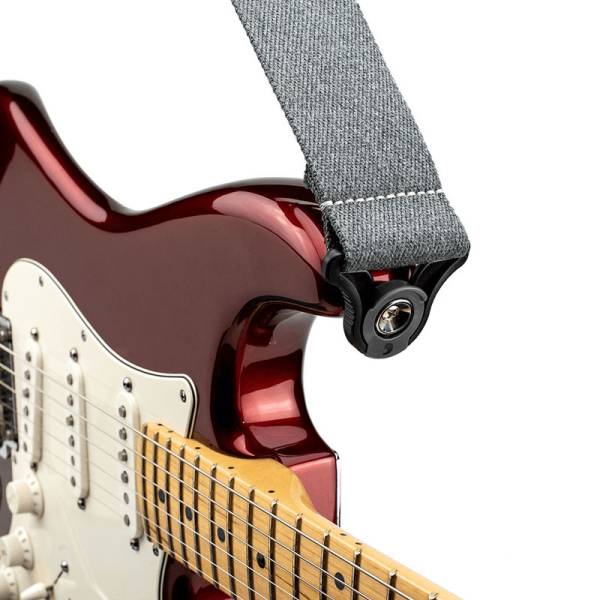 Ремень для гитары D'ADDARIO 50BAL04 AUTO LOCK GUITAR STRAP (SKATER GREY)