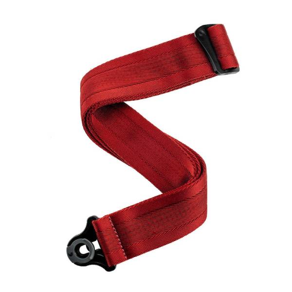 Ремінь для гітари D'ADDARIO 50BAL11 AUTO LOCK GUITAR STRAP (BLOOD RED)