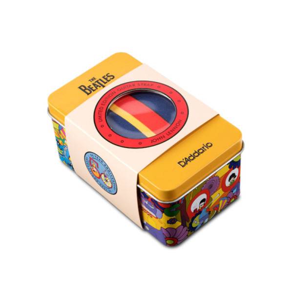 Ремень для гитары D'ADDARIO YELLOW SUBMARINE 50TH ANNIVERSARY GUITAR STRAP TIN - JOHN