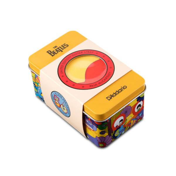 Ремінь для гітари D'ADDARIO YELLOW SUBMARINE 50TH ANNIVERSARY GUITAR STRAP TIN - PAUL
