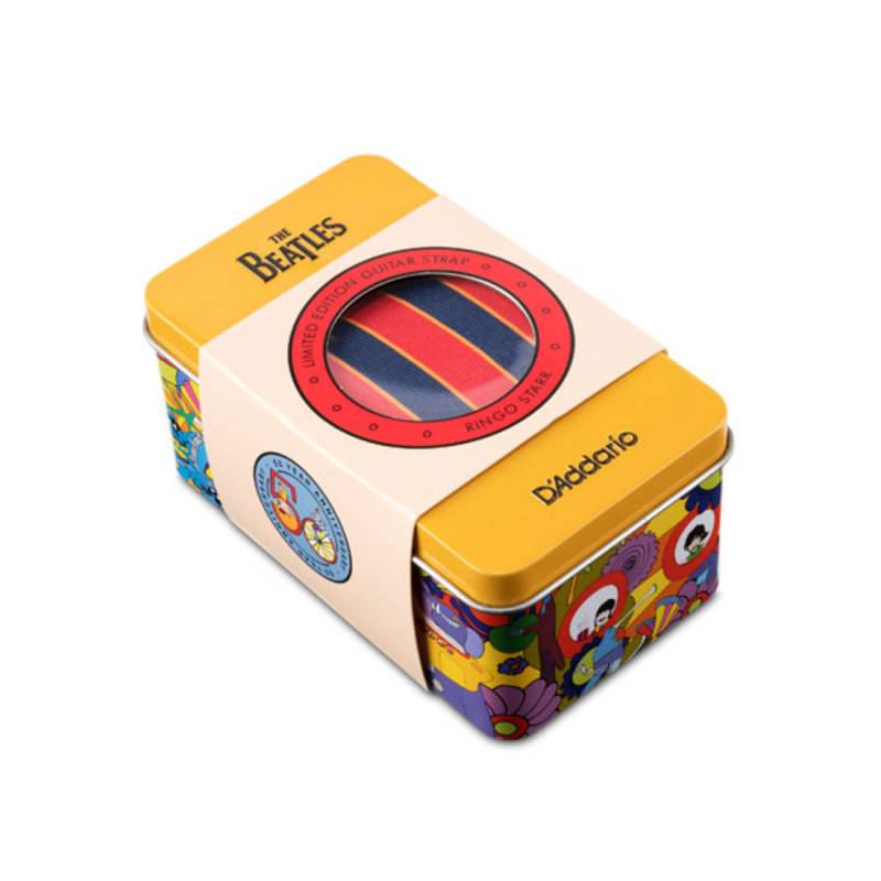 Ремінь для гітари D'ADDARIO YELLOW SUBMARINE 50TH ANNIVERSARY GUITAR STRAP TIN - RINGO