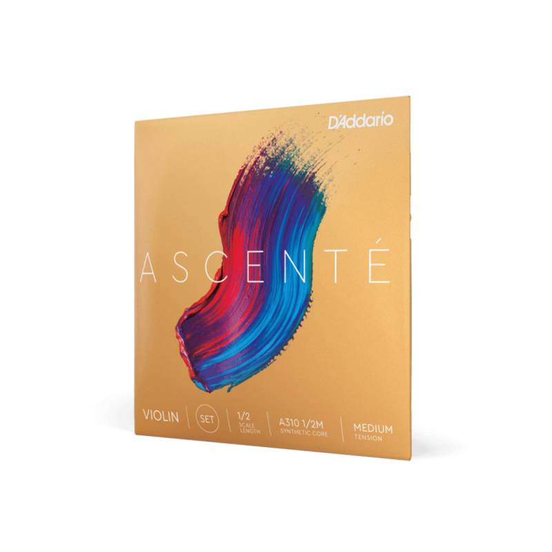 Струни для скрипки D'Addario ASCENTÉ VIOLIN STRING SET 1/2 Scale Medium Tension