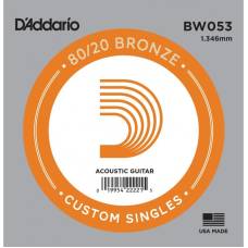 Струна D'Addario BW053 80/20 Bronze .053