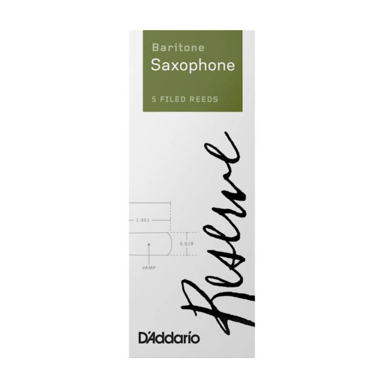 Тростини для саксофона баритон D'Addario DLR0530 Reserve Baritone Saxophone Reeds #3.0 - 5-Pack (5 шт.)