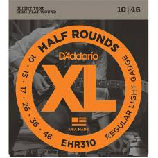 Струни для електрогітари D'Addario EHR310 Half Rounds Regular Light 10/46