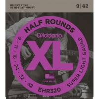 Струни для електрогітари D'Addario EHR320 Half Rounds Super Light 9/42