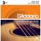 Струни для акустичної гітари 3 Sets D'Addario EJ15-3D Phosphor Bronze Extra Light 10/47