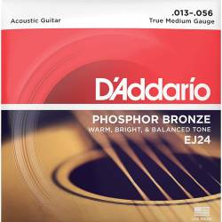 Струни для акустичної гітари D'Addario EJ24 Phosphor Bronze Medium 13/56