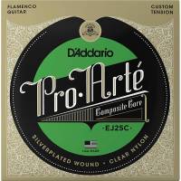 Струны для классической гитары D'Addario EJ25C Composites Flamenco Clear Nylon Custom Tension