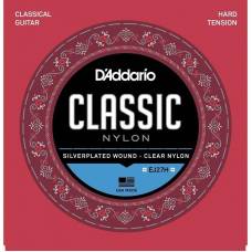 Струни для класичної гітари D'Addario EJ27H Student Nylon Hard Tension