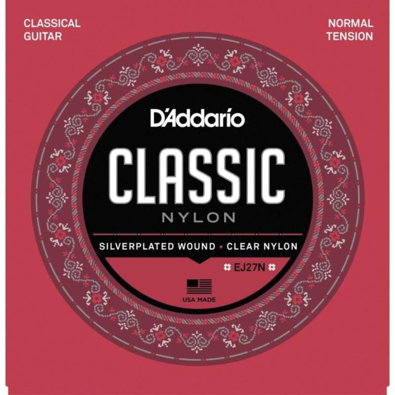 Струни для класичної гітари D'Addario EJ27N Student Nylon Normal Tension