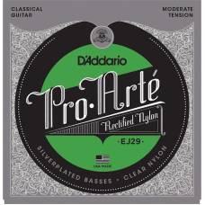 Струни для класичної гітари D'Addario EJ29 Rectified Trebles Moderate Tension