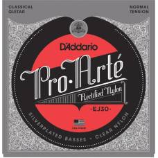 Струны для классической гитары D'Addario EJ30 Rectified Trebles Normal Tension