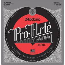 Струны для классической гитары D'Addario EJ30 Rectified Trebles Normal Tension