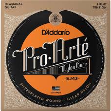 Струни для класичної гітари D'Addario EJ43 Light Tension