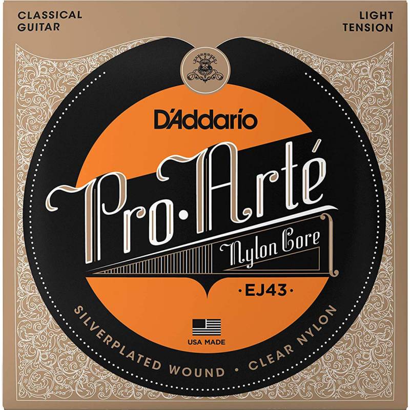 Струны для классической гитары D'Addario EJ43 Light Tension