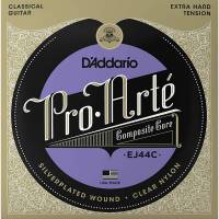 Струны для классической гитары D'Addario EJ44C Silverplated Wound Nylon Extra Hard Tension