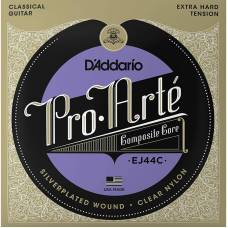 Струни для класичної гітари D'Addario EJ44C Silverplated Wound Nylon Extra Hard Tension