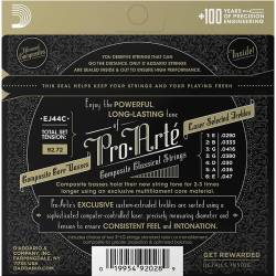 Струни для класичної гітари D'Addario EJ44C Silverplated Wound Nylon Extra Hard Tension