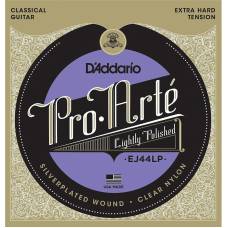 Струны для классической гитары D'Addario EJ44LP Silverplated Wound Clear Nylon Extra Hard Tension
