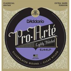 Струни для класичної гітари D'Addario EJ44LP Silverplated Wound Clear Nylon Extra Hard Tension