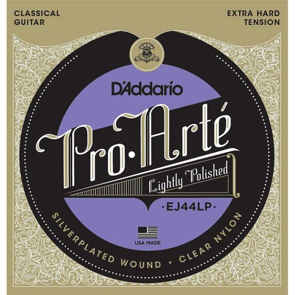 Струни для класичної гітари D'Addario EJ44LP Silverplated Wound Clear Nylon Extra Hard Tension