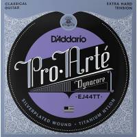 Струны для классической гитары D'Addario EJ44TT Silverplated Wound Titanium Nylon Extra Hard Tension