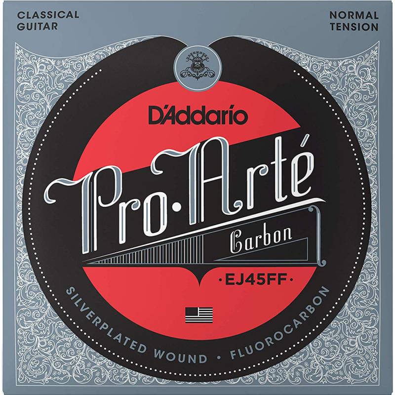 Струны для классической гитары D'Addario EJ45FF Carbon Normal Tension