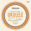 Струны для укулеле D'Addario EJ53B Black Nylon Baritone 28/35