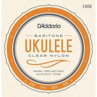 Струны для укулеле D'Addario EJ65B Clear Nylon Baritone 28/35