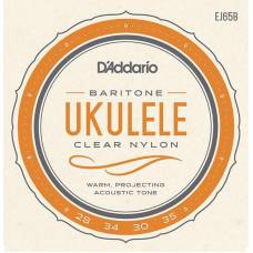 Струни для укулеле D'Addario EJ65B Clear Nylon Baritone 28/35