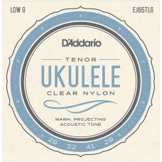 Струны для укулеле D'Addario EJ65TLG Clear Nylon Tenor 28/29