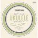 Струни для укулеле D'Addario EJ87S Titamium Soprano 28/29