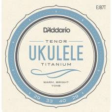 Струни для укулеле D'Addario EJ87T Titanium Tenor 29/29