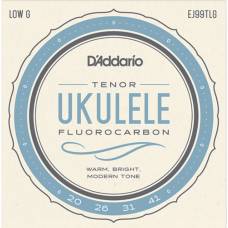 Струны для укулеле D'Addario EJ99TLG Tenor Low G Fluorocarbon