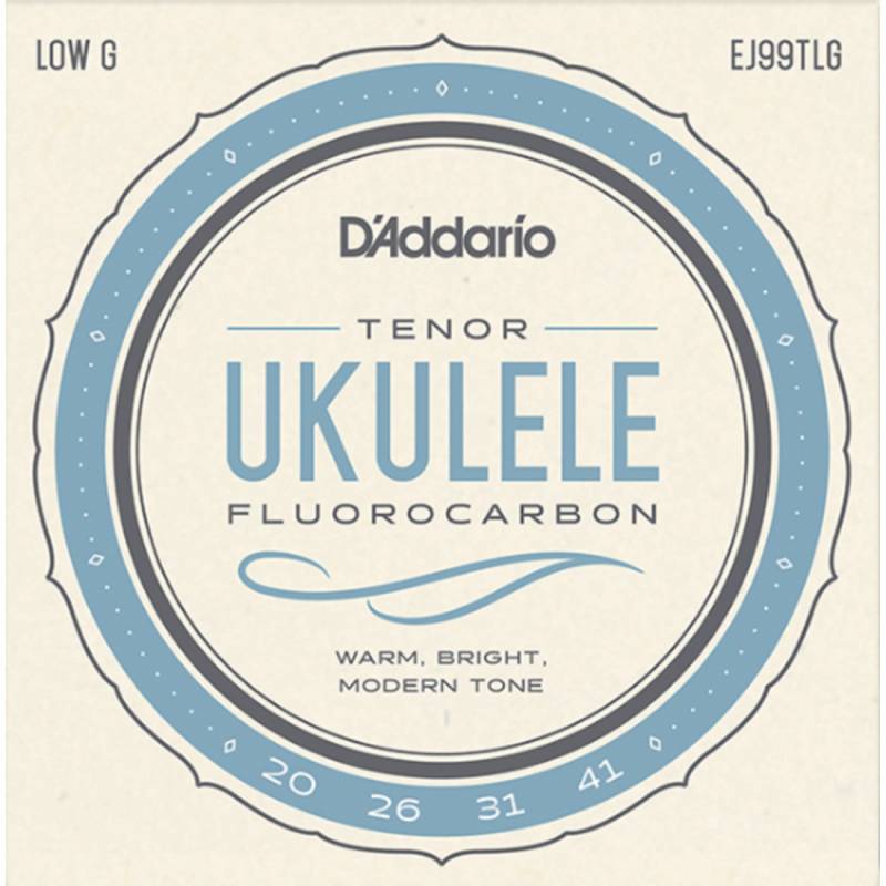 Струни для укулеле D'Addario EJ99TLG Tenor Low G Fluorocarbon