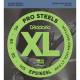 Струны для бас-гитары D'Addario EPS165SL ProSteels Custom Light 4-String Super Long Scale 45/105