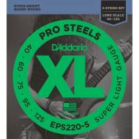 Струны для бас-гитары D'Addario EPS220-5 Pro Steels Super Light 5-Strings 40/125