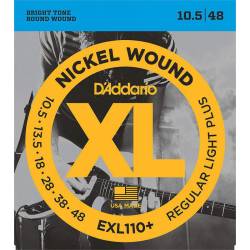 Струни для електрогітари D'Addario EXL110+ Nickel Wound Regular Light Plus 10.5/48