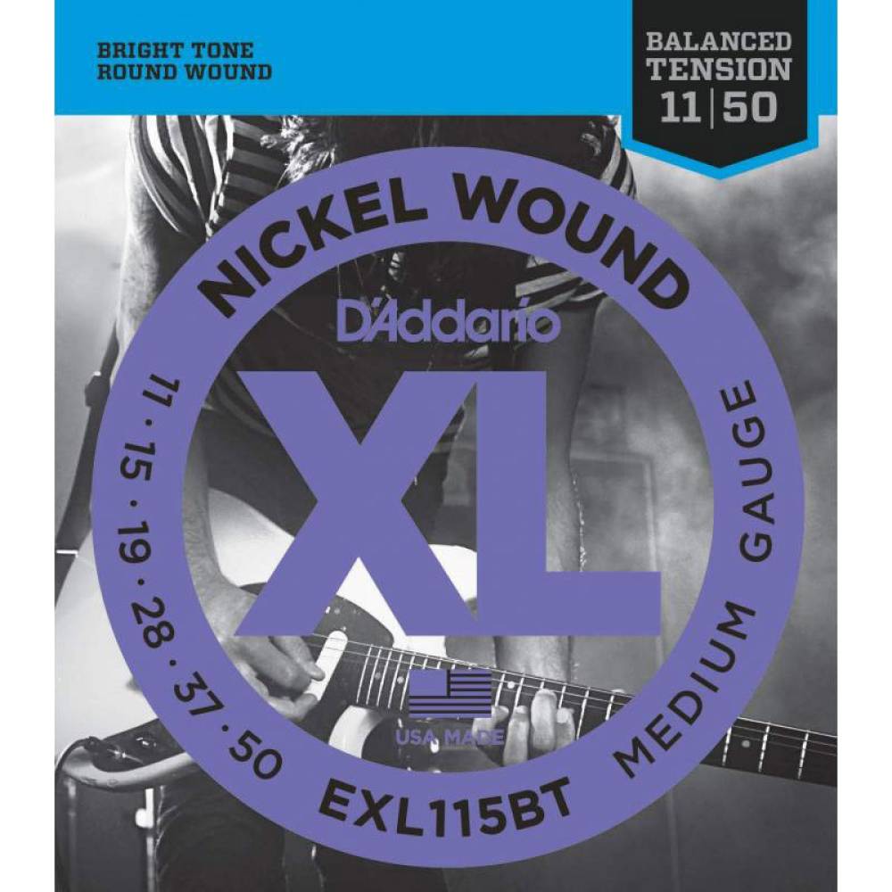 Струни для електрогітари D'Addario EXL115BT Nickel Wound Balanced Tension Medium 11/50