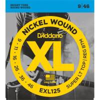 Струни для електрогітари D'Addario EXL125 Super Light Top/Regular Bottom 9/46