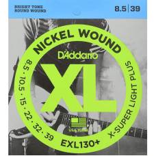 Струни для електрогітари D'Addario EXL130+ Nickel Wound X-Super Light Plus 8.5/39