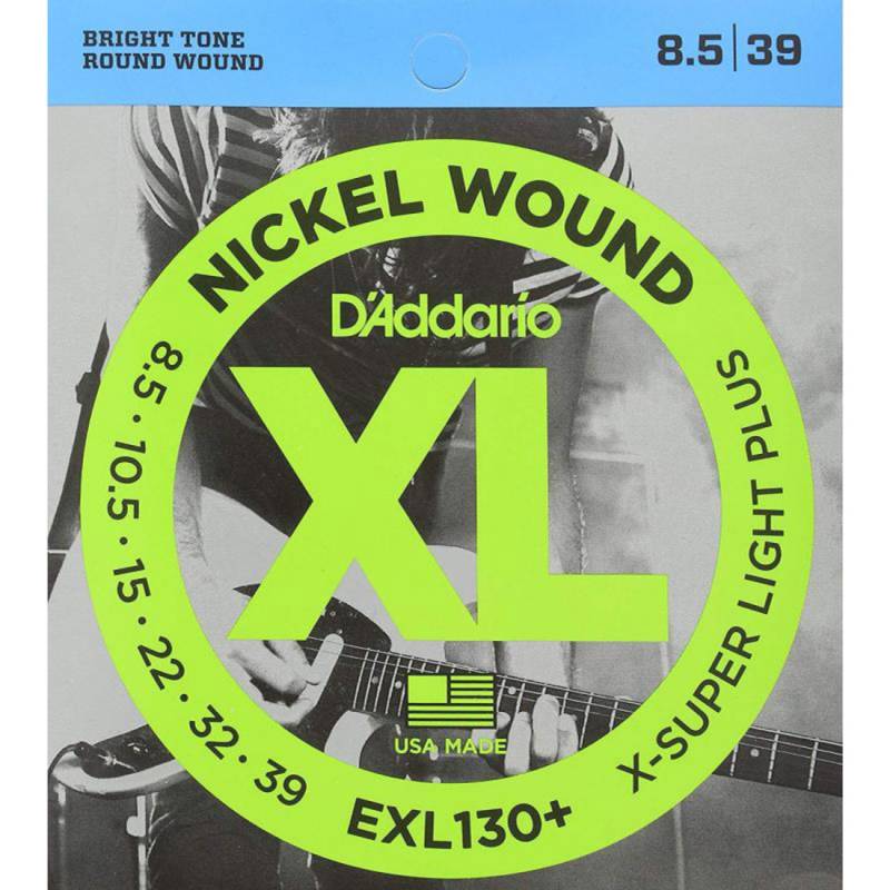 Струни для електрогітари D'Addario EXL130+ Nickel Wound X-Super Light Plus 8.5/39