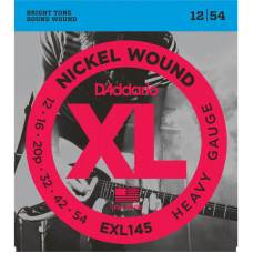 Струни для електрогітари D'Addario EXL145 Heavy 12/54